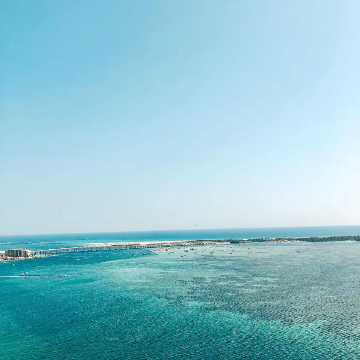 a body of water next to the ocean